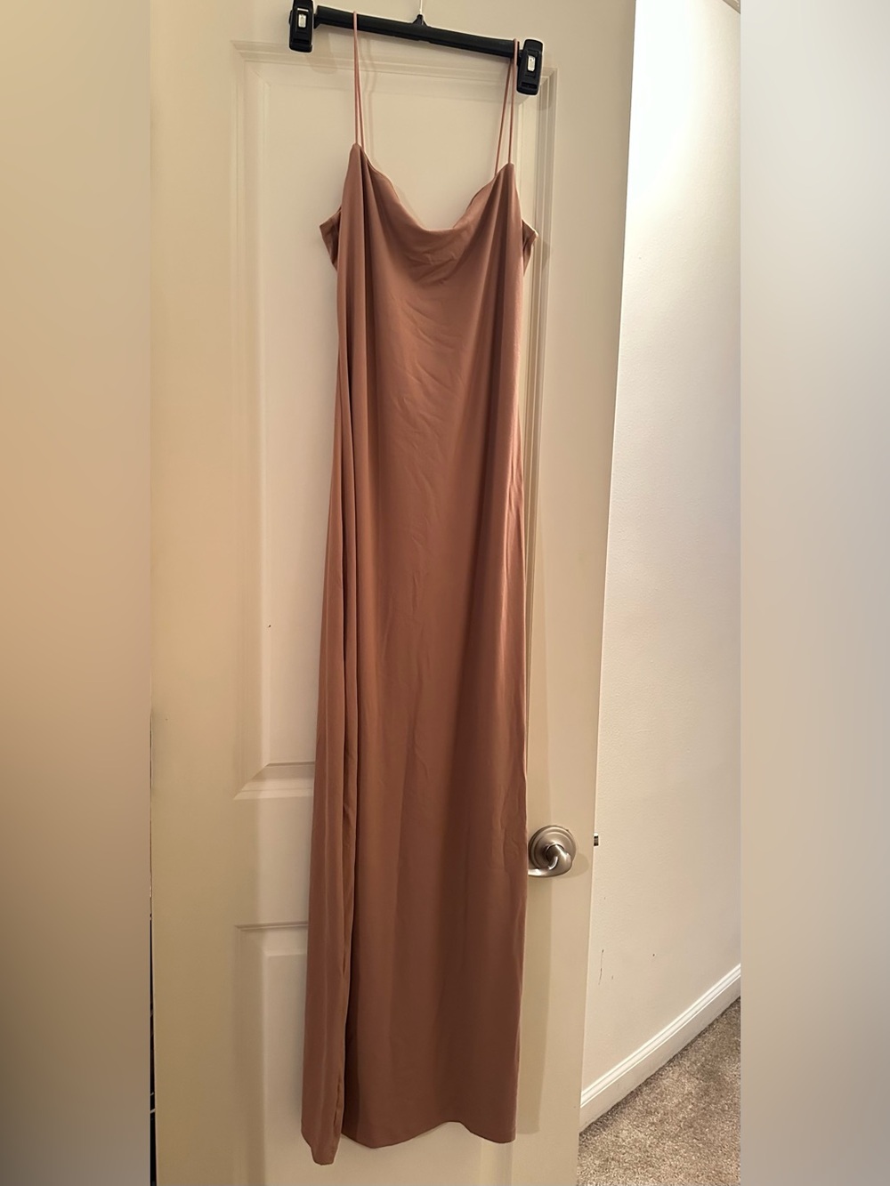 Sleek Mauve-Brown Slip Dress NWOT